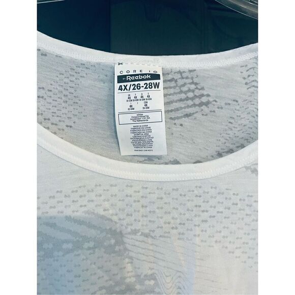 Core 10 by Reebok Women's Plus Size Asymmetrical Tee - Picture 4 of 6